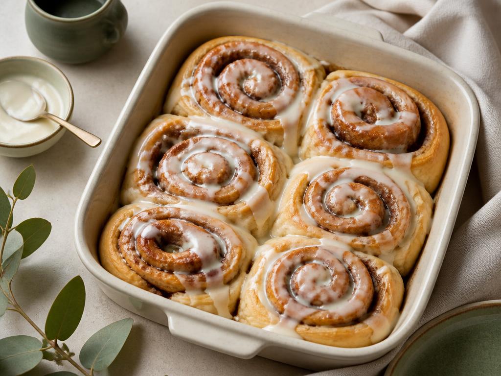 Healthy Yogurt Cinnamon Rolls