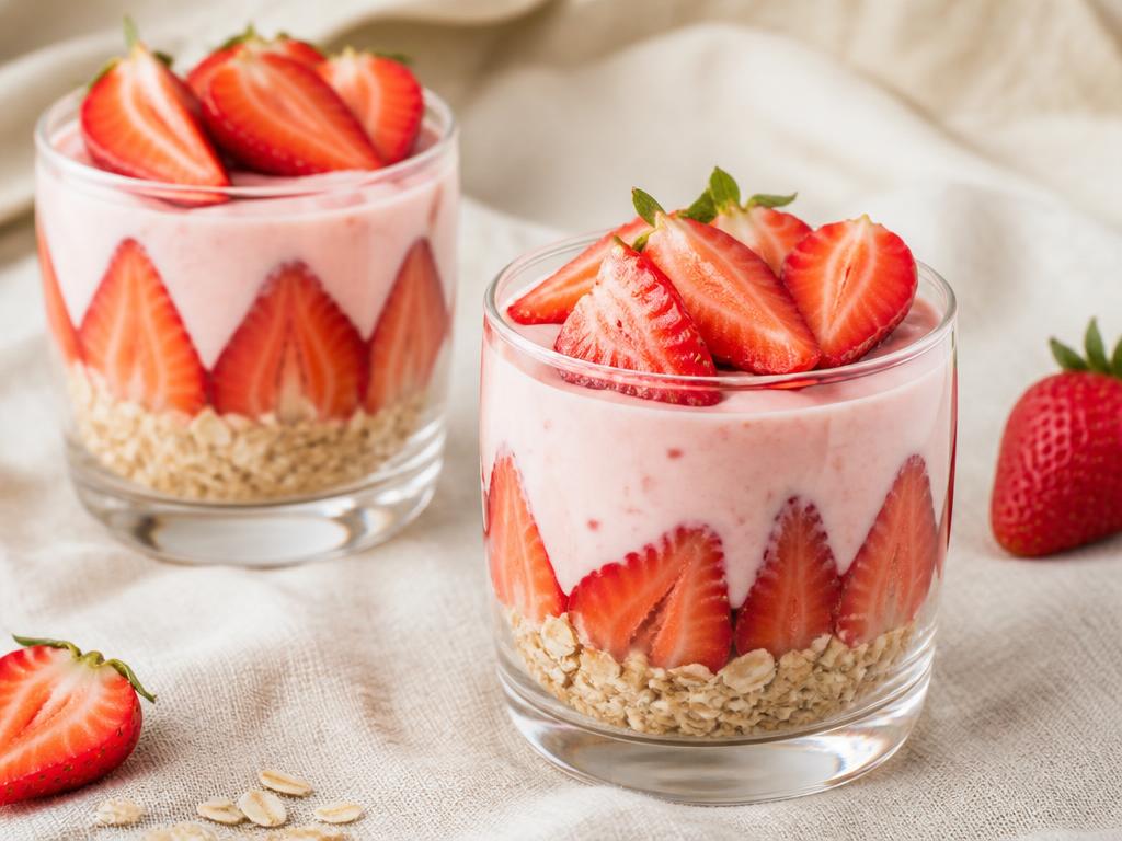 No-Bake Strawberry Cheesecake Cups